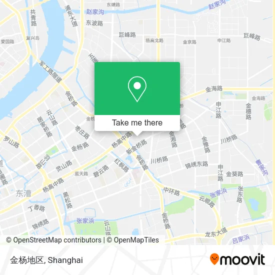 金杨地区 map
