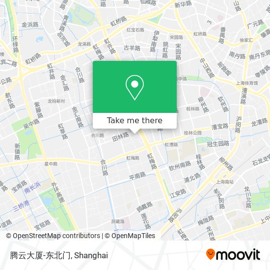 腾云大厦-东北门 map
