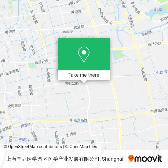 上海国际医学园区医学产业发展有限公司 map