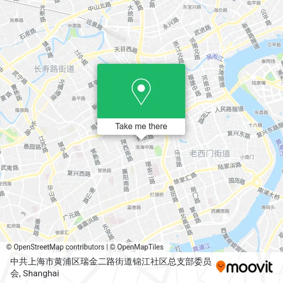 中共上海市黄浦区瑞金二路街道锦江社区总支部委员会 map