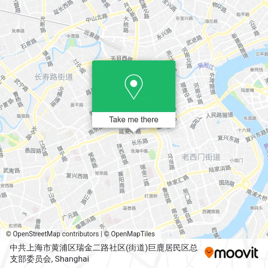 中共上海市黄浦区瑞金二路社区(街道)巨鹿居民区总支部委员会 map