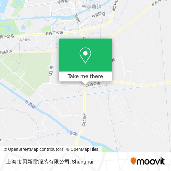上海市贝新雷服装有限公司 map