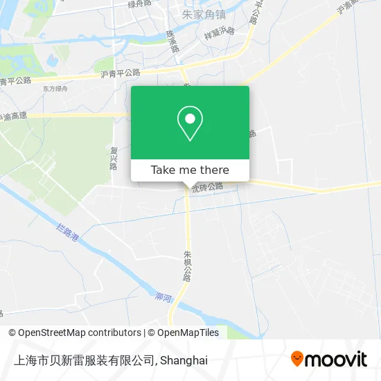 上海市贝新雷服装有限公司 map