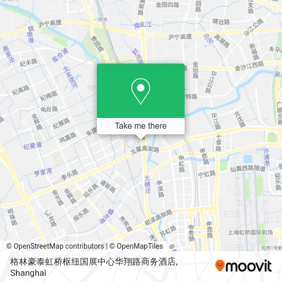 格林豪泰虹桥枢纽国展中心华翔路商务酒店 map