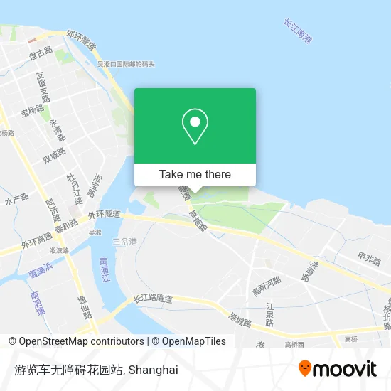 游览车无障碍花园站 map