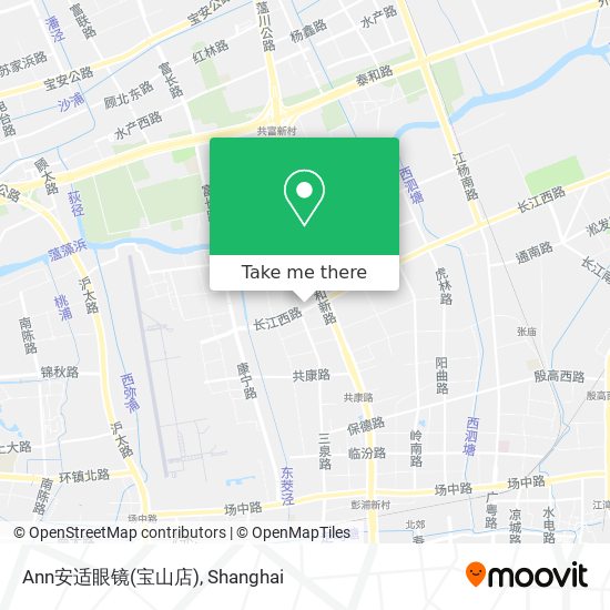 Ann安适眼镜(宝山店) map