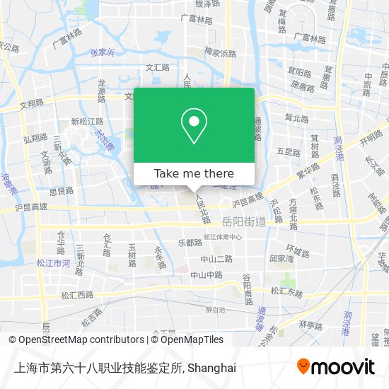 上海市第六十八职业技能鉴定所 map