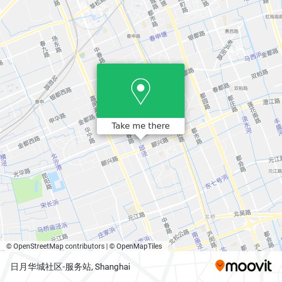 日月华城社区-服务站 map