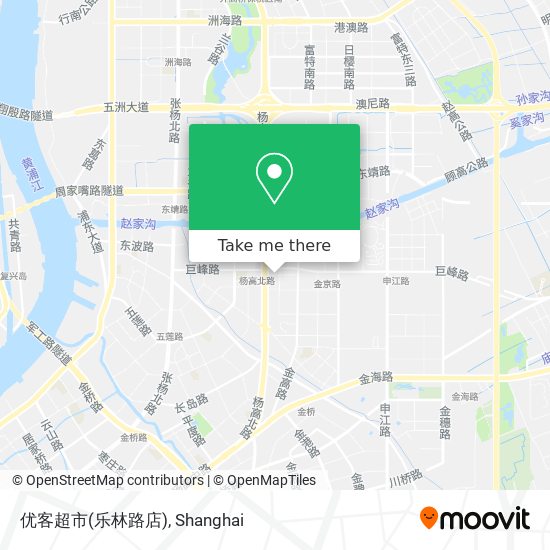 优客超市(乐林路店) map