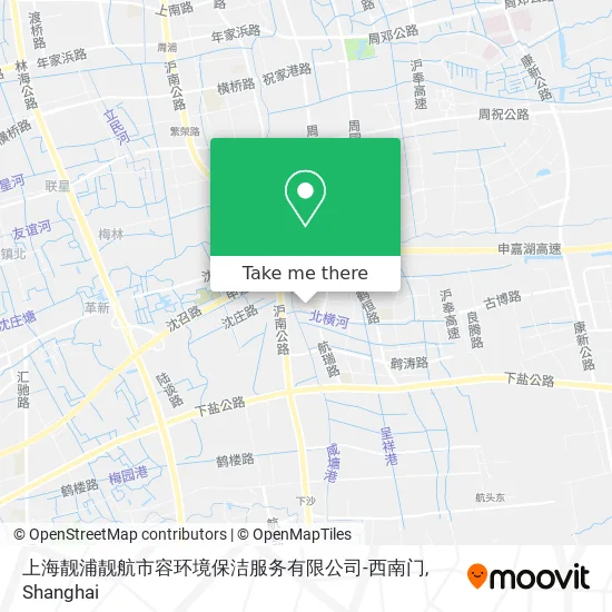 上海靓浦靓航市容环境保洁服务有限公司-西南门 map