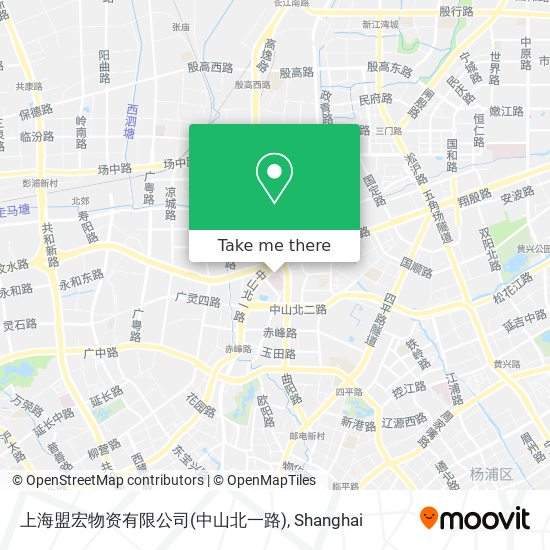 上海盟宏物资有限公司(中山北一路) map