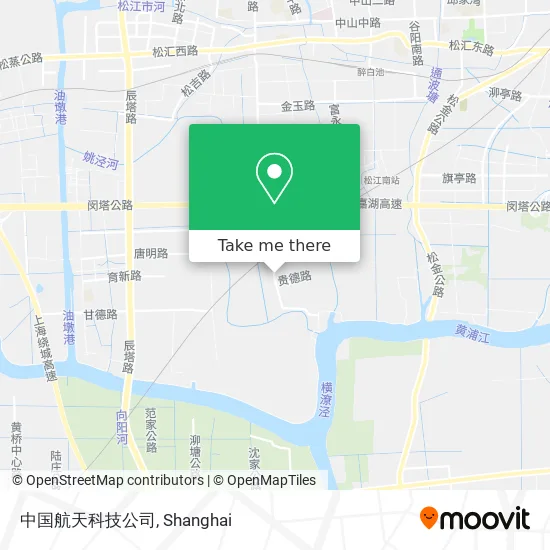中国航天科技公司 map