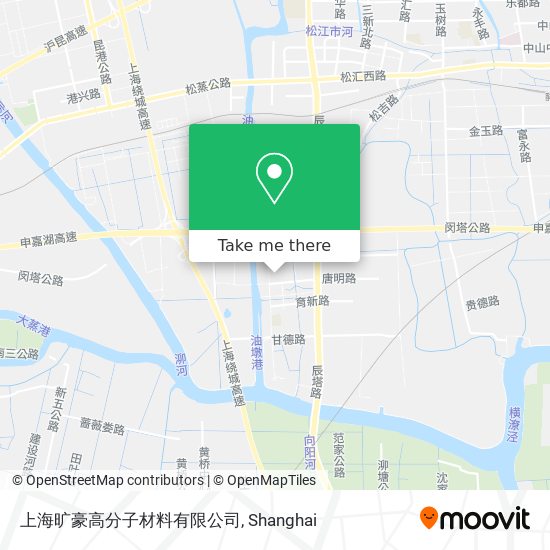 上海旷豪高分子材料有限公司 map