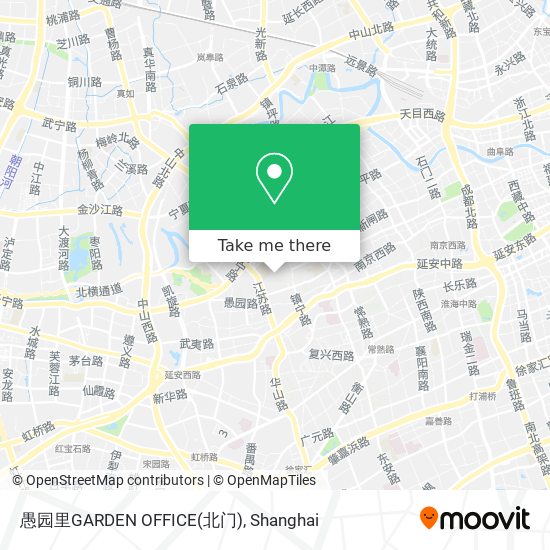 愚园里GARDEN OFFICE(北门) map