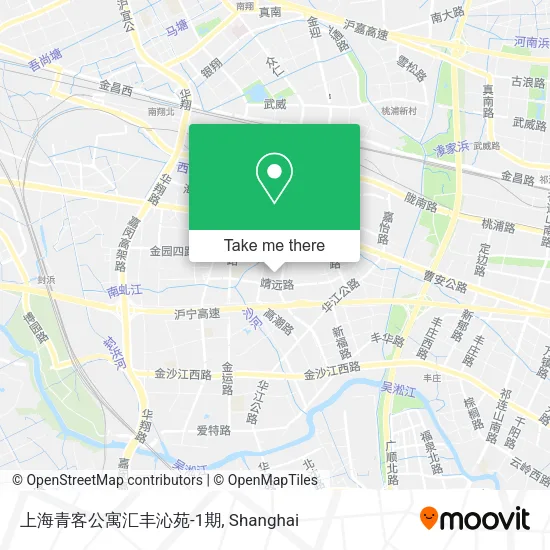 上海青客公寓汇丰沁苑-1期 map