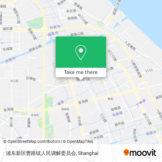 浦东新区曹路镇人民调解委员会 map
