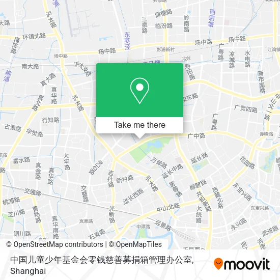 中国儿童少年基金会零钱慈善募捐箱管理办公室 map