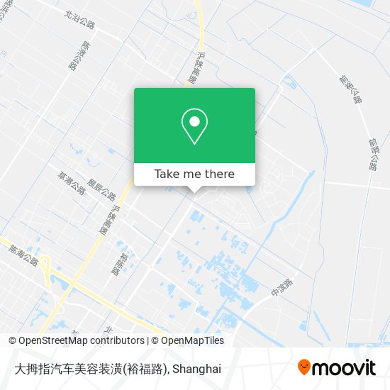 大拇指汽车美容装潢(裕福路) map