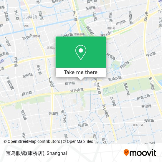 宝岛眼镜(康桥店) map