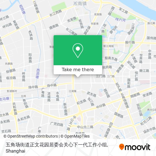 五角场街道正文花园居委会关心下一代工作小组 map