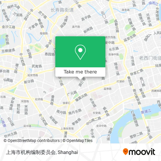 上海市机构编制委员会 map