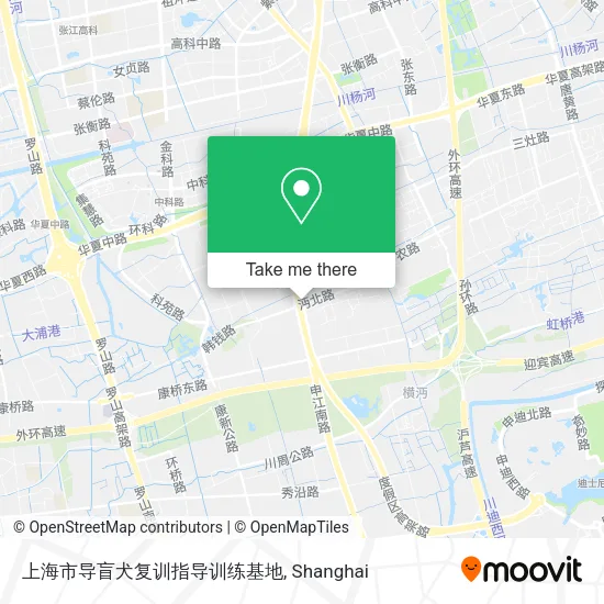上海市导盲犬复训指导训练基地 map