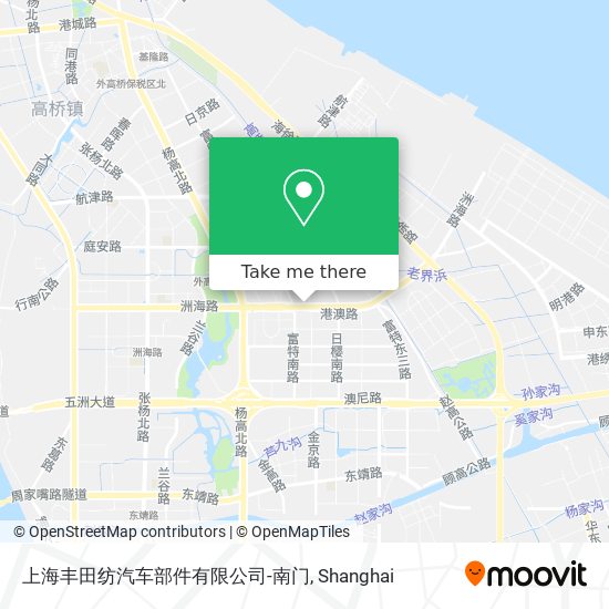 上海丰田纺汽车部件有限公司-南门 map