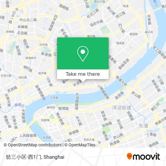 纺三小区-西1门 map