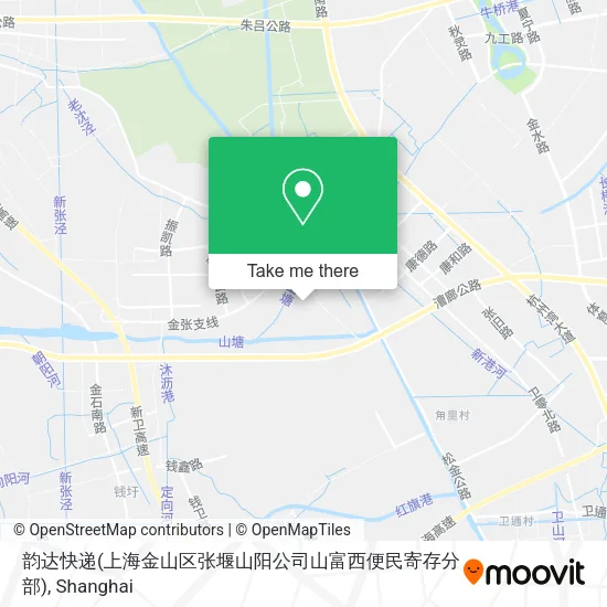韵达快递(上海金山区张堰山阳公司山富西便民寄存分部) map