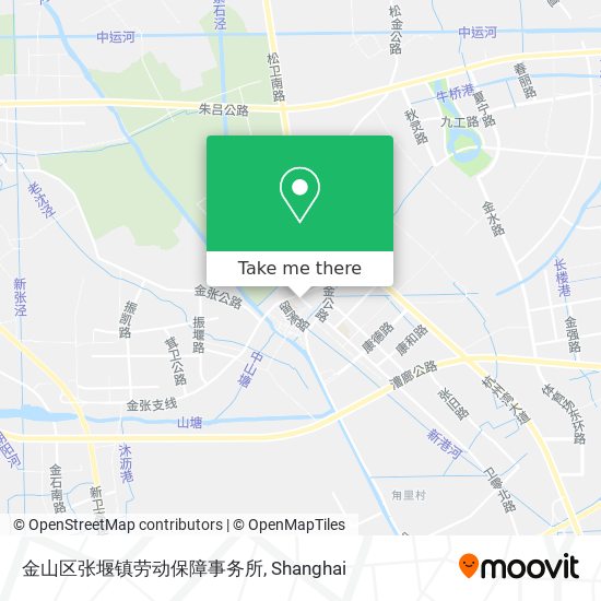 金山区张堰镇劳动保障事务所 map