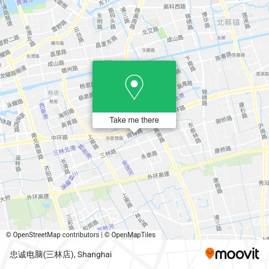 忠诚电脑(三林店) map