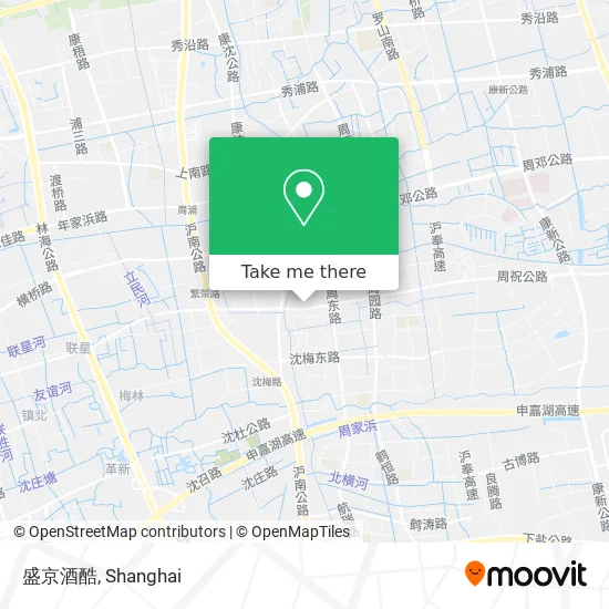 盛京酒酷 map