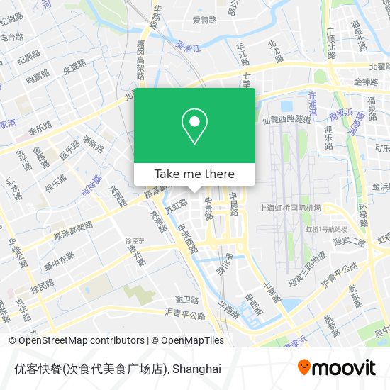 优客快餐(次食代美食广场店) map