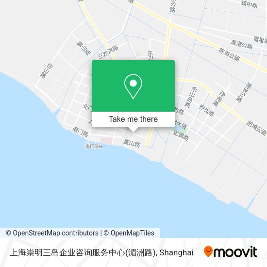 上海崇明三岛企业咨询服务中心(湄洲路) map