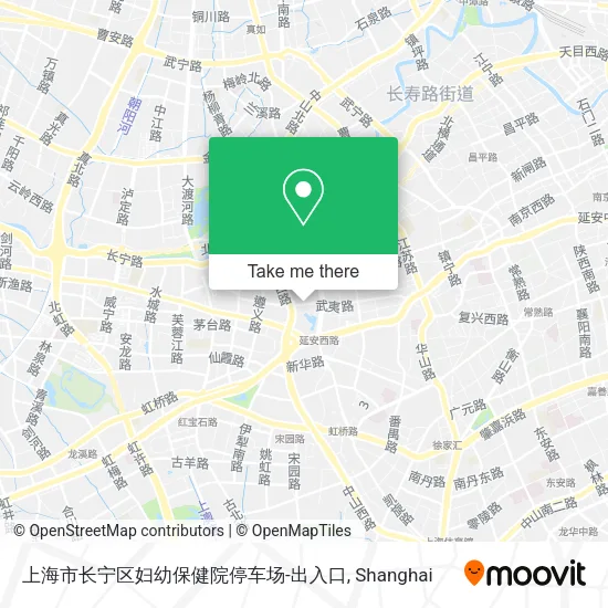 上海市长宁区妇幼保健院停车场-出入口 map