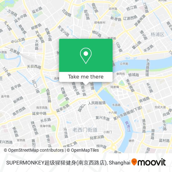 SUPERMONKEY超级猩猩健身(南京西路店) map