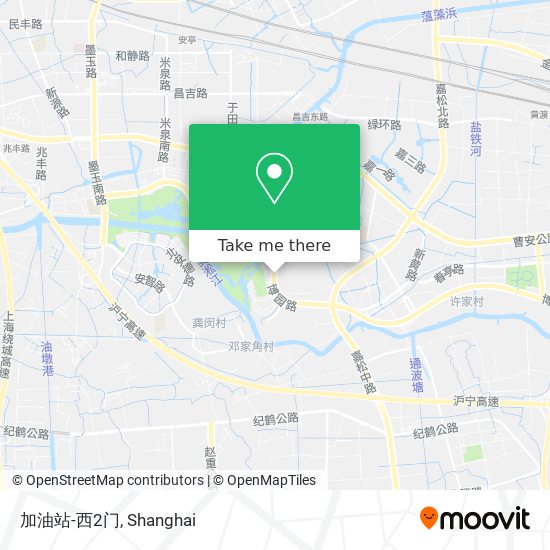 加油站-西2门 map