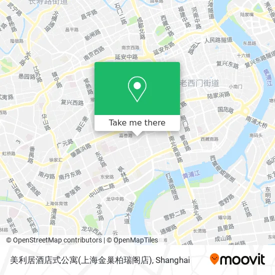 美利居酒店式公寓(上海金巢柏瑞阁店) map