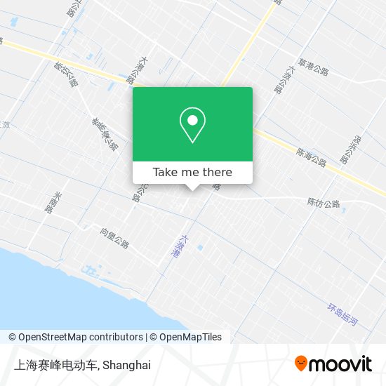上海赛峰电动车 map