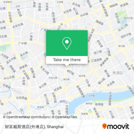 财富戴斯酒店(外滩店) map