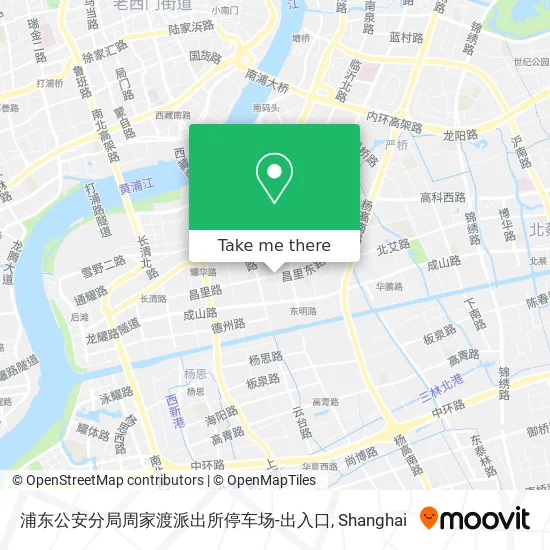 浦东公安分局周家渡派出所停车场-出入口 map