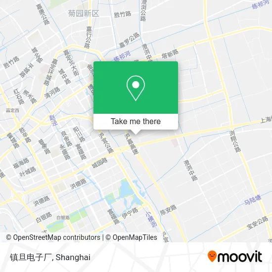 镇旦电子厂 map