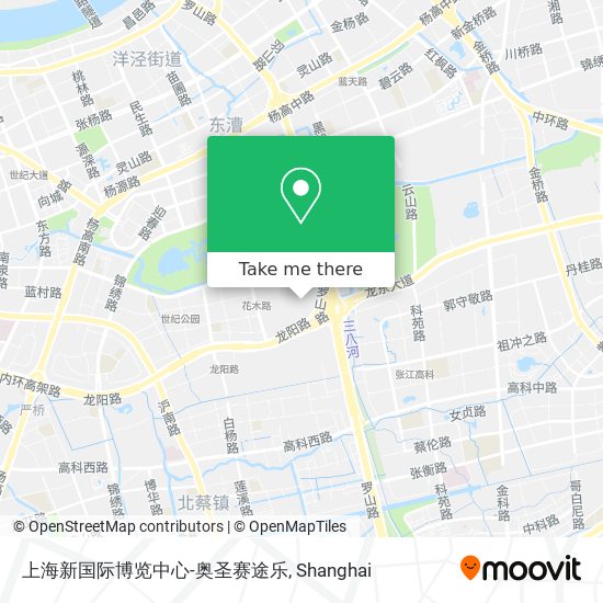 上海新国际博览中心-奥圣赛途乐 map