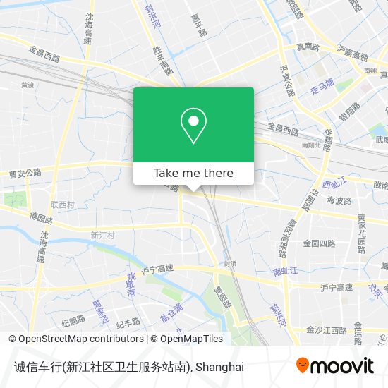 诚信车行(新江社区卫生服务站南) map
