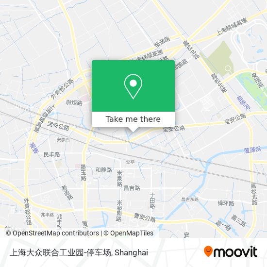 上海大众联合工业园-停车场 map