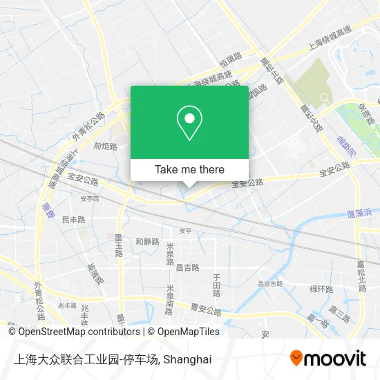 上海大众联合工业园-停车场 map