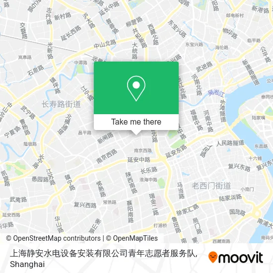 上海静安水电设备安装有限公司青年志愿者服务队 map