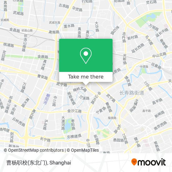 曹杨职校(东北门) map
