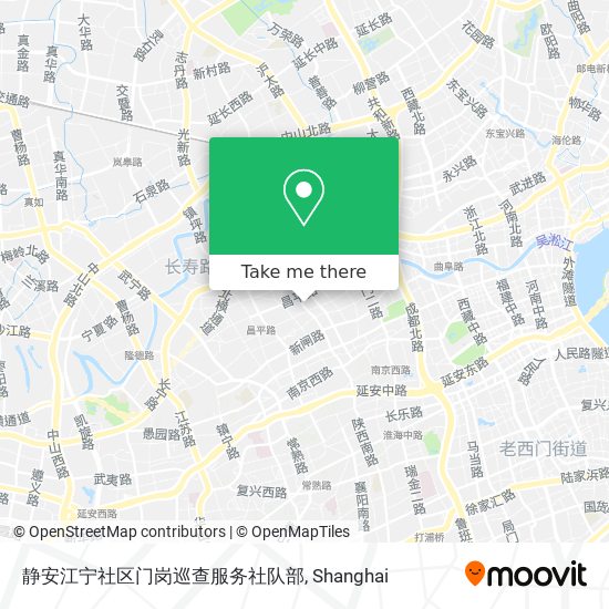 静安江宁社区门岗巡查服务社队部 map