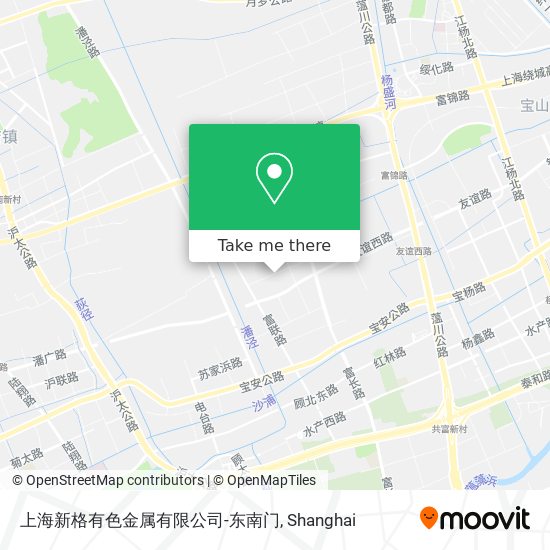 上海新格有色金属有限公司-东南门 map